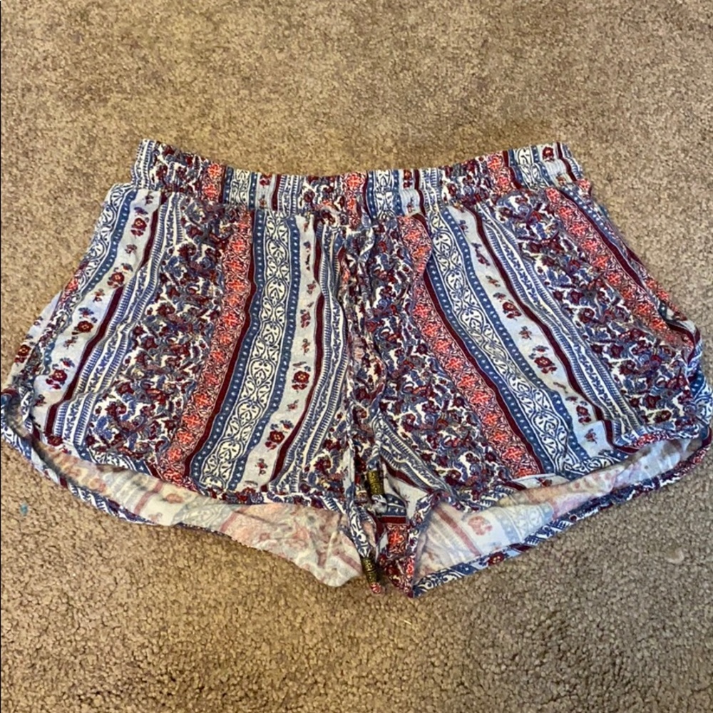 Red and Blue Shorts